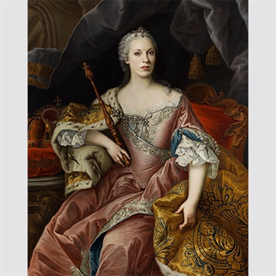 Custom Royal Portrait and Masterpiece Empress Maria Theresa from Photo,by myDaVinci - myDaVinci